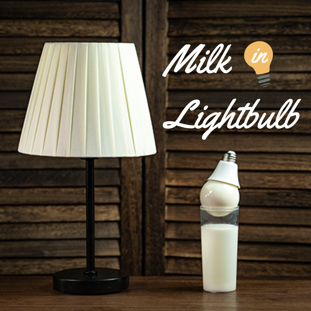 Milk In Light Bulb