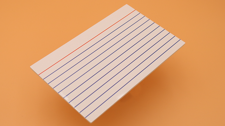 Six Acro Index (Stage) Dry Erase - Blake Vogt - The Online Magic Store