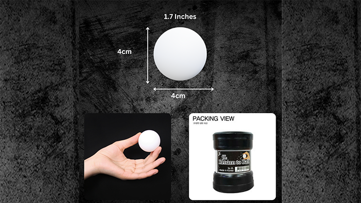 Return Ball (White, 1.7") - JL Magic - The Online Magic Store
