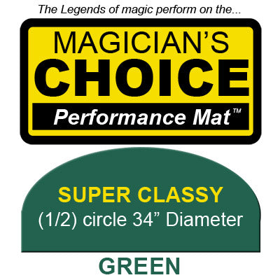 Super Classy Close-Up Mat (GREEN - 34 inch) - Ronjo Magic