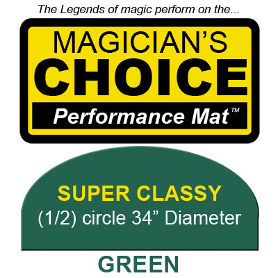 Super Classy Close-Up Mat (GREEN - 34 inch) - Ronjo Magic - The Online Magic Store