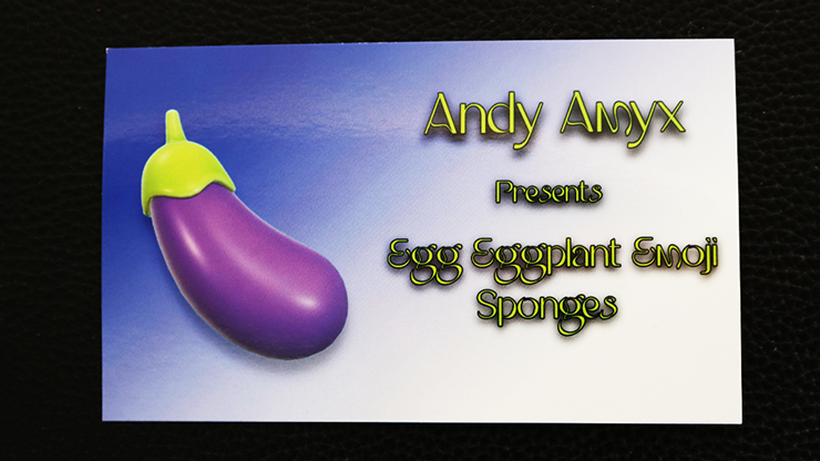 Sponge Emoji Eggplant (4PK.) - Andy Amyx - The Online Magic Store