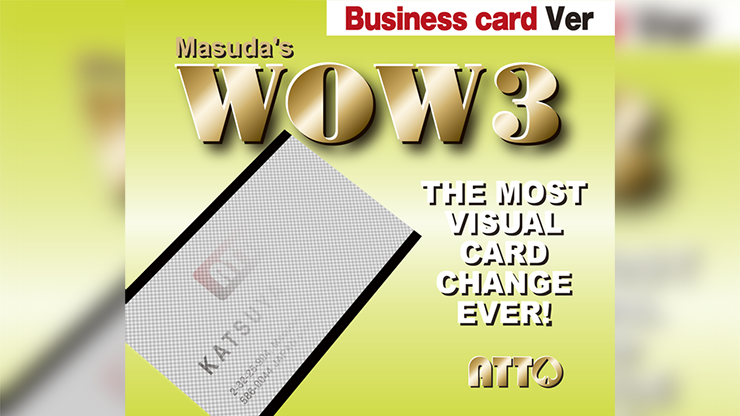 WOW 3.0 Business Card Version Limited Edition - Katsuya Masuda