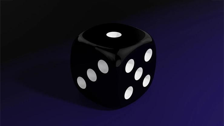 Magnetic Die (Black) - Iarvel Magic - The Online Magic Store