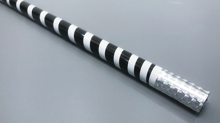 The Ultra Cane (Appearing / Metal) Black / White Stripe - Bond Lee - The Online Magic Store