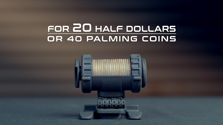 Hanson Chien Presents 20HDD (20 Half Dollar Dropper) - Ochiu Studio (Black Holder Series) - The Online Magic Store