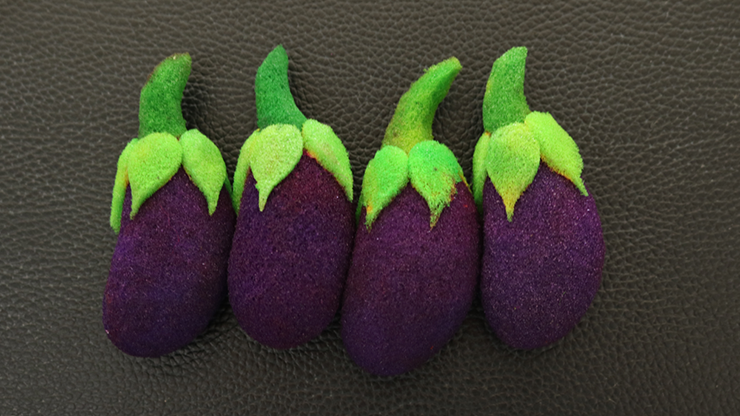 Sponge Emoji Eggplant (4PK.)