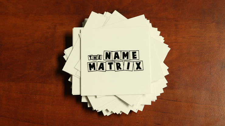 David Garrard and Jim Steinmeyer Present: Alan Wakeling's Name Matrix - Alan Wakeling - The Online Magic Store