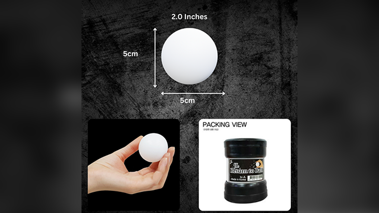 Return Ball (White, 2") - JL Magic - The Online Magic Store