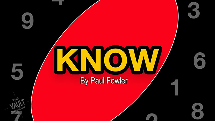 The Vault - Know - Paul Fowler - The Online Magic Store