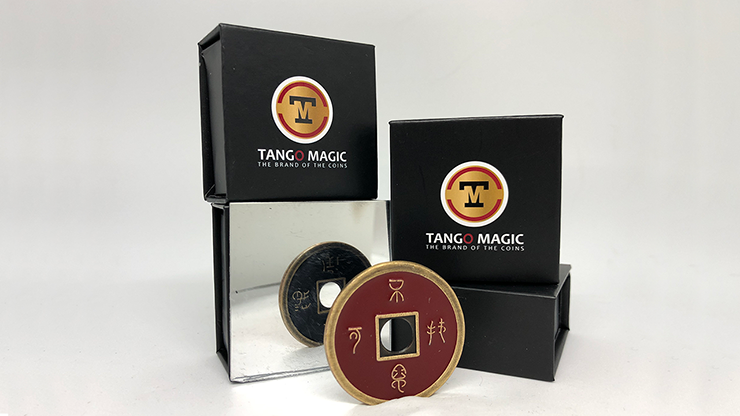 Chinese Coin (CH0019) Black & Red