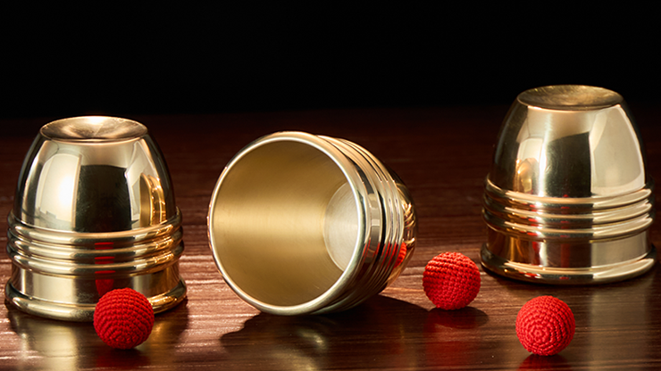 Cups and Balls Set (Brass) - Bluether Magic & Raphael - The Online Magic Store