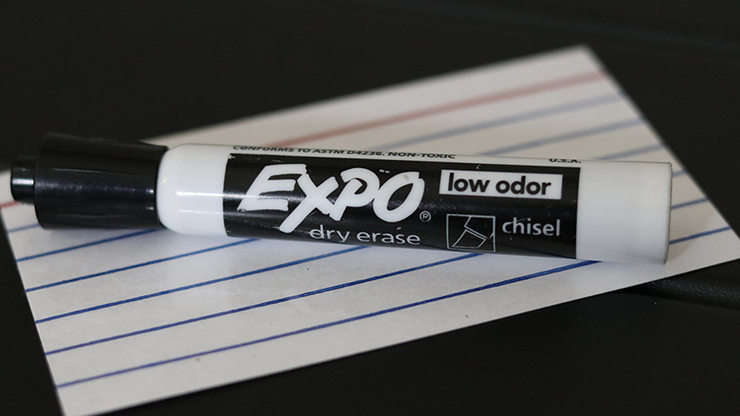 Acro Index Dry Erase 3"X5" (Gimmicks and Online Instructions) - Blake Vogt - The Online Magic Store