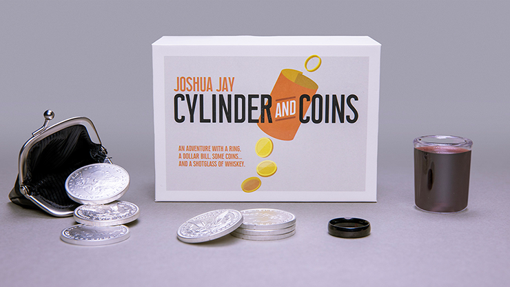 Cylinder and Coins (Gimmicks and Online Instructions) - Joshua Jay - The Online Magic Store