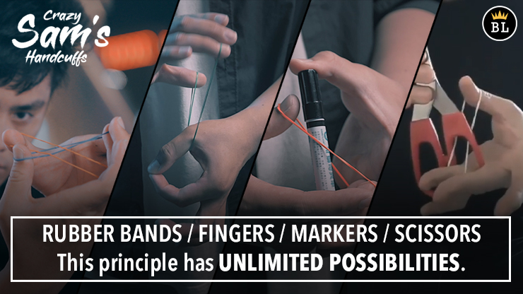 Crazy Sam's Handcuffs by Sam Huang - Sam Huang - The Online Magic Store