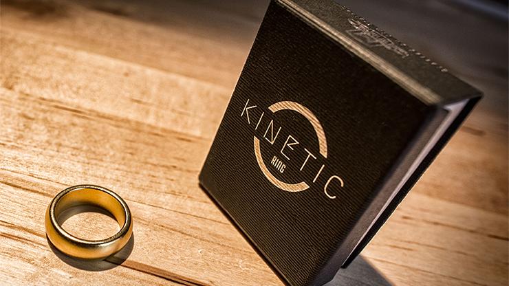 Kinetic PK Ring (Gold) Curved size 8