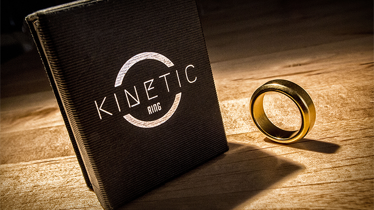 Kinetic PK Ring (Gold) Beveled size 8