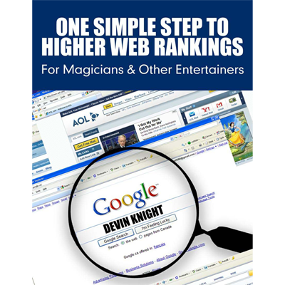 One Simple Step To Higher Web Rankings For Magicians (eBook)