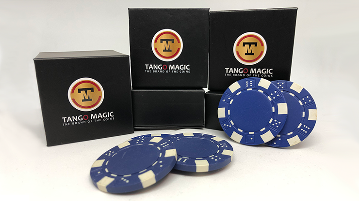 TUC Poker Chip Blue plus 3 regular chips (PK002B)