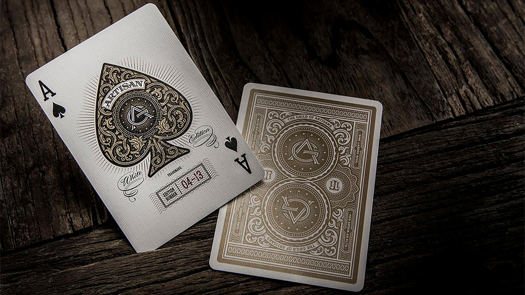 Artisan Playing Cards (White)