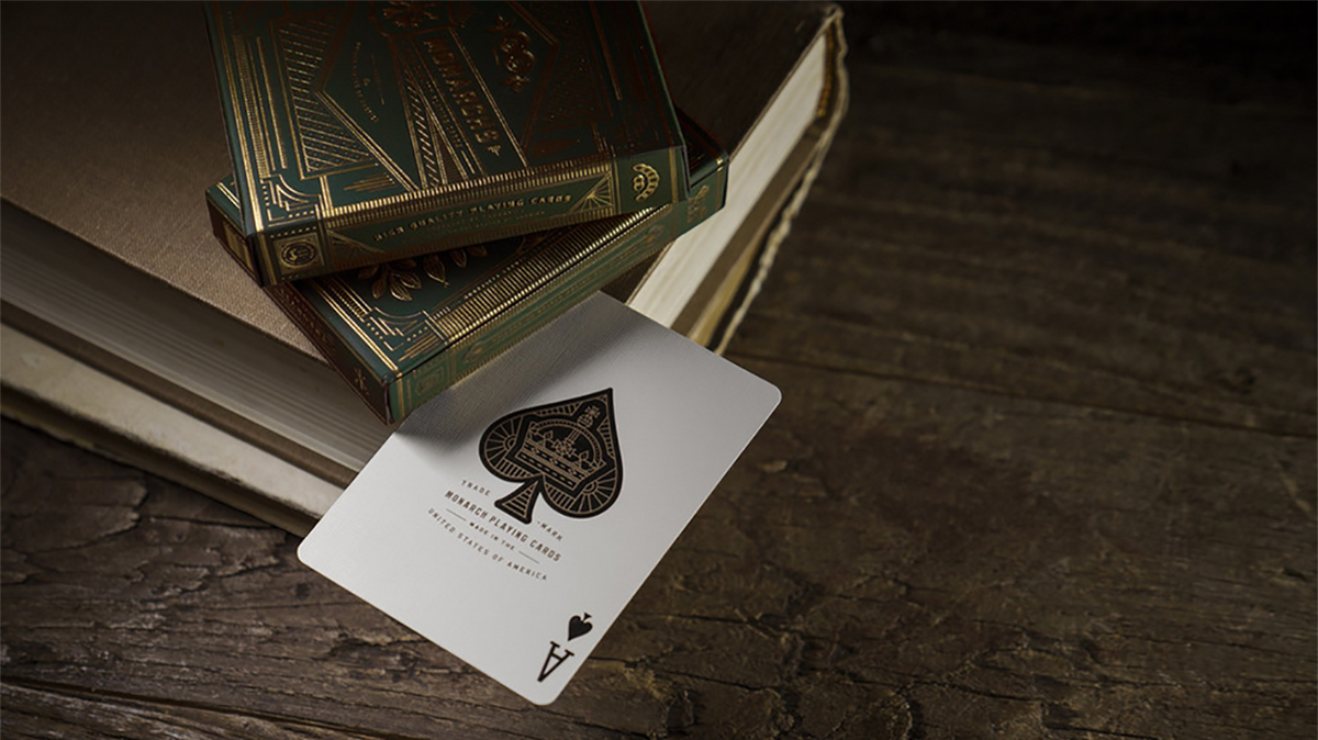 Monarch Playing Cards (Green), photo 3