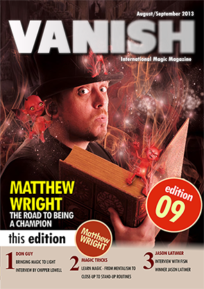 VANISH Magazine August/September 2013 - Matthew Wright (eBook)