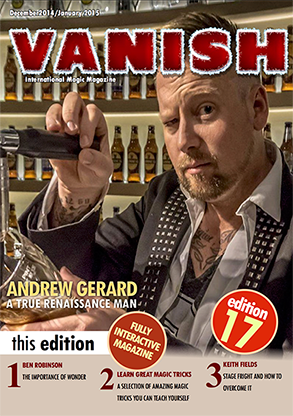 VANISH Magazine December 2014/January 2015 - Andrew Gerard (eBook)