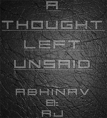 A Thought Left Unsaid (eBook)