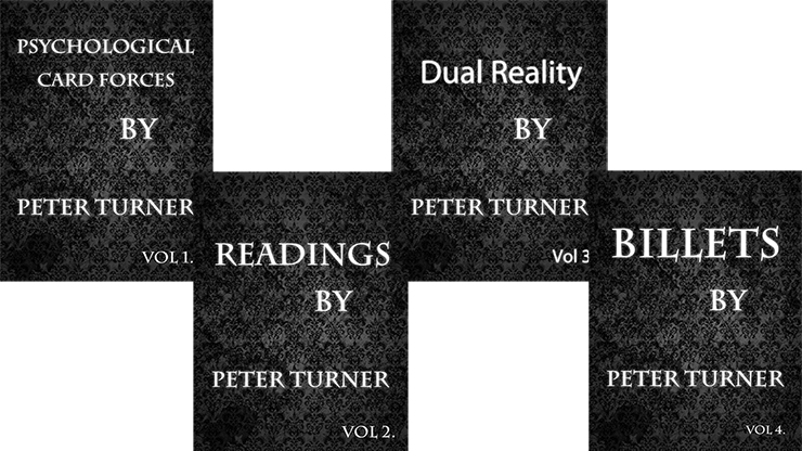 4 Volume Set of Reading, Billets, Dual Reality and Psychological Playing Card Forces (eBook)