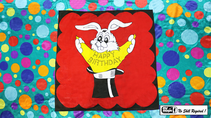 Bag to Happy Birthday Silk (36 inch x 36 inch)