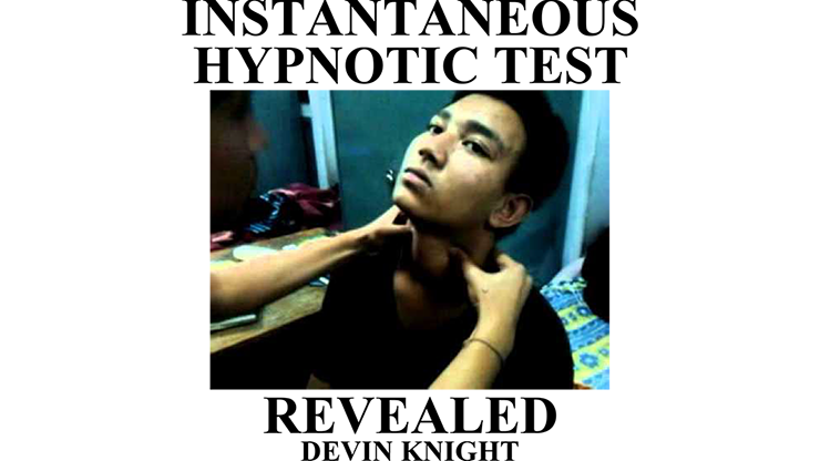 Instantaneous Hypnotic Test Revealed (eBook)