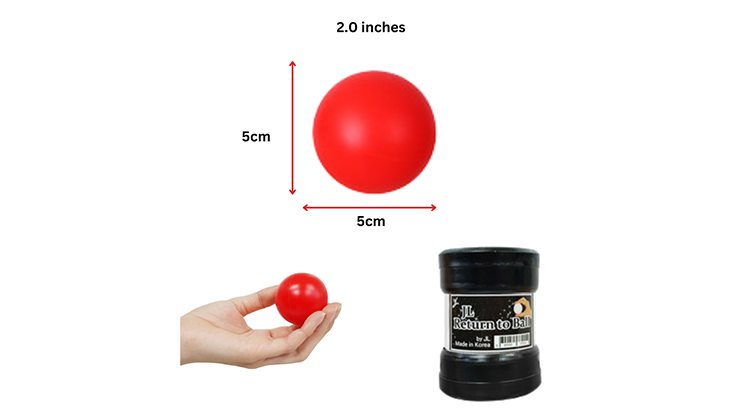 Return Ball (Red, 2") - JL Magic - The Online Magic Store