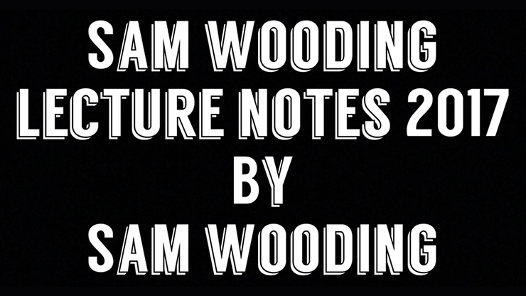 Sam Wooding Lecture Notes 2017 (eBook)