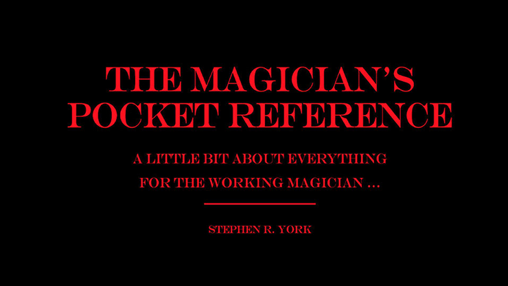 The Magician's Pocket Reference (eBook)