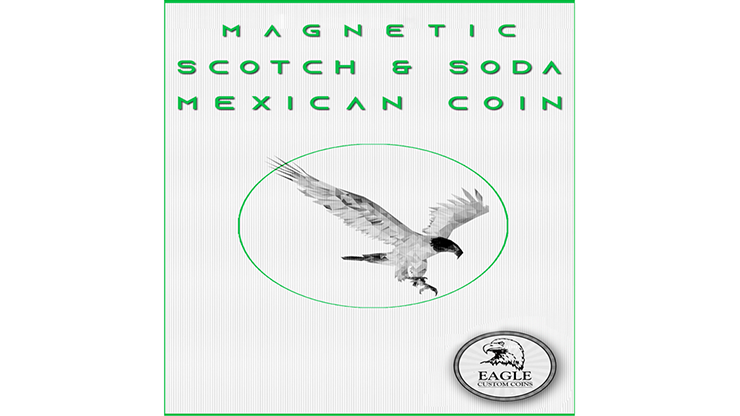 Magnetic Scotch and Soda Mexican Coin
