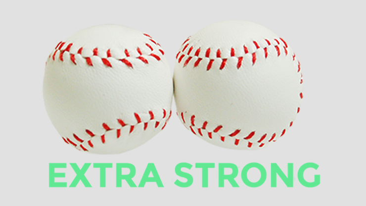 Strong Chop Cup Balls White Leather (Set of 2)