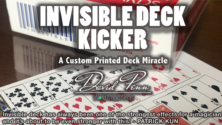 Invisible Deck Kicker (Gimmicks and Online Instructions)