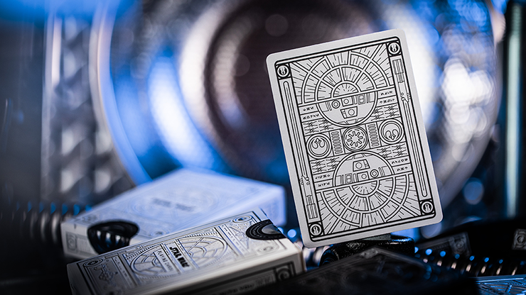Star Wars Light Side Silver Edition Playing Cards (White)