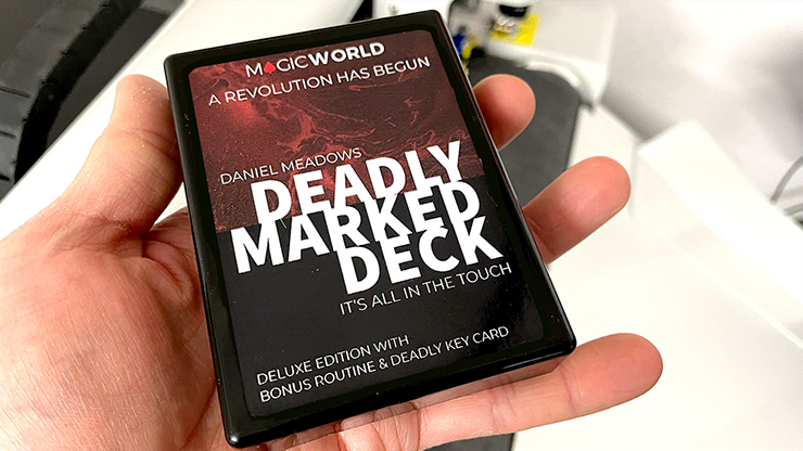 DEADLY MARKED DECK RED BICYCLE