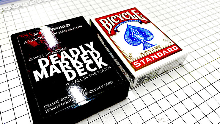 DEADLY MARKED DECK RED BICYCLE