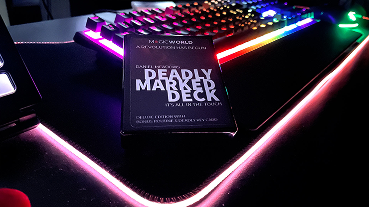 DEADLY MARKED DECK RED BICYCLE