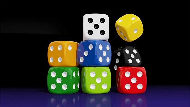Magnetic Die (Black) - Iarvel Magic - The Online Magic Store