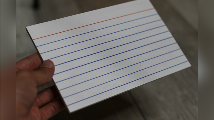 Acro Index Dry Erase Large 5"x8"(Gimmicks and Online Instructions) - Blake Vogt - The Online Magic Store