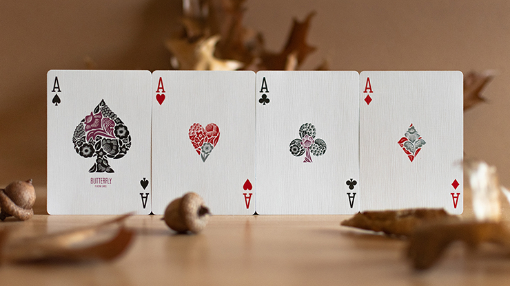 Butterfly Seasons Marked Playing Cards