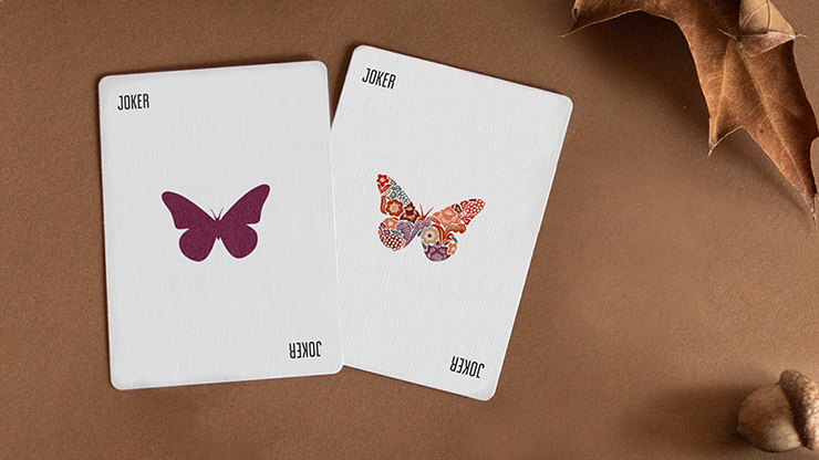 Butterfly Seasons Marked Playing Cards