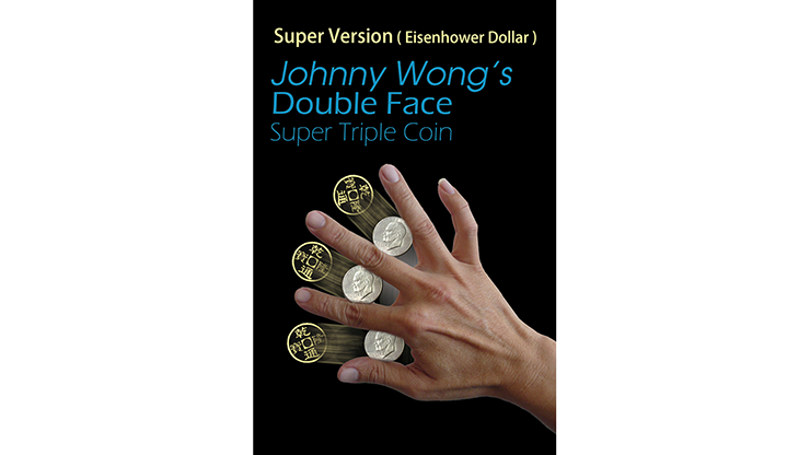 (Super Version) Double Face Super Triple Coin, Eisenhower Dollar Size