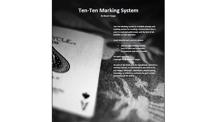 Ten-ten Marking System (eBook)