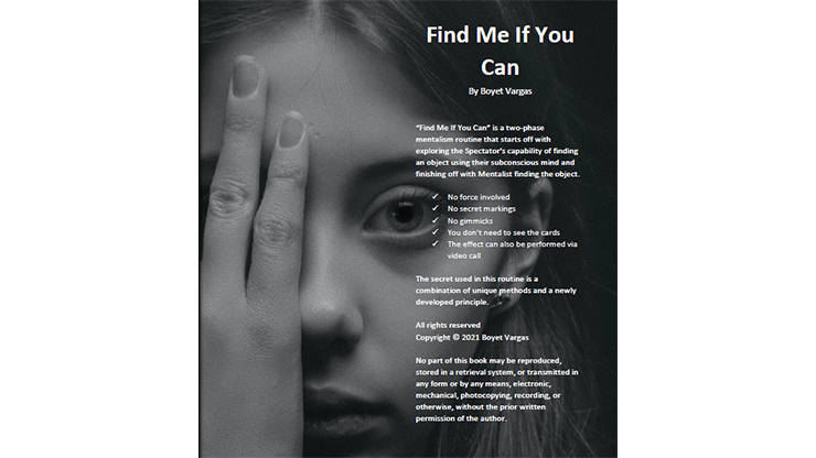 Find Me If You Can (eBook)
