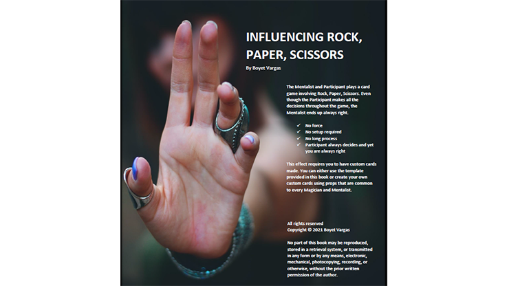 Influencing Rock Paper Scissors (eBook)