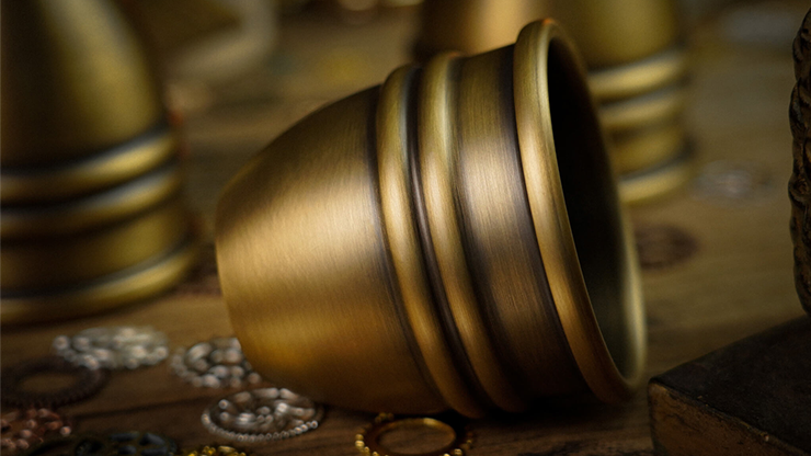 Artistic Combo Cups and Balls (Brass) - TCC - The Online Magic Store